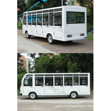 Electric Enclosed Sightseeing Car New 23 Seats Electrical Car